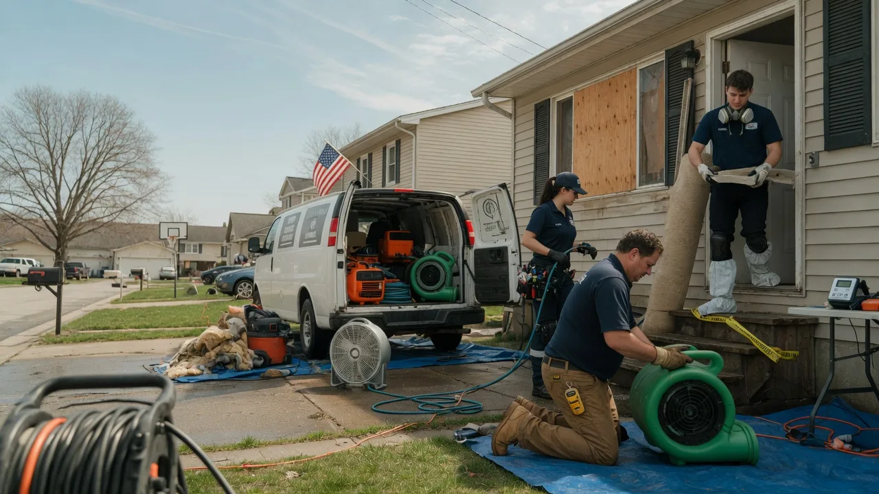 Water Damage Restoration in Coalmont, IN near me
